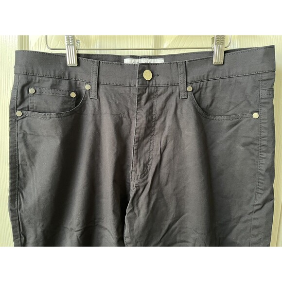 NEW Collars & Co CEO Chino Five Pocket Cotton Pants Navy Blue 32x30 Golf Work - Picture 5 of 11